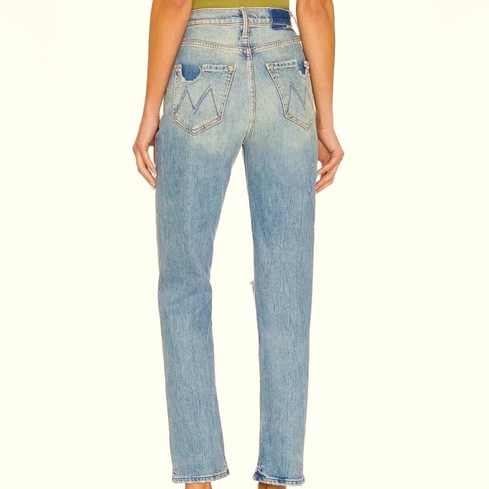 MOTHER Superior High Waisted Study Hover 30 Straight Leg We Are Castaways Denim - Picture 8 of 10
